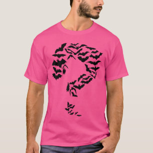 Funny Sheldon Nerdy Bats Question Mark Comic Hero  T-Shirt