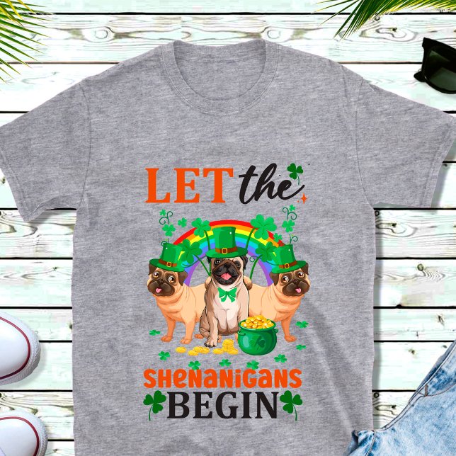Funny Shenanigans  Dogs St Patricks Day T-Shirt (Creator Uploaded)
