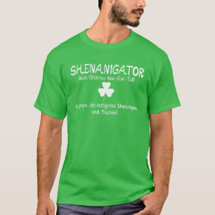 Funny Shenanigan's Graphic Saint Patrick's Day Men T-Shirt
