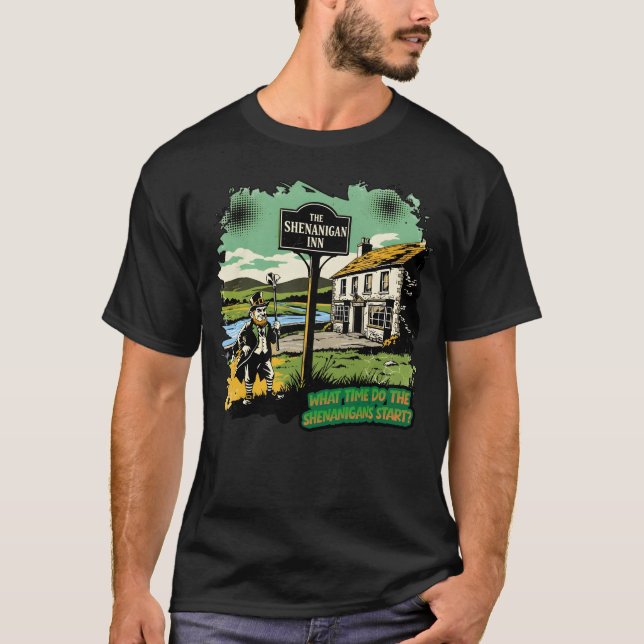 Funny Shenanigans Irish T-Shirt (Front)