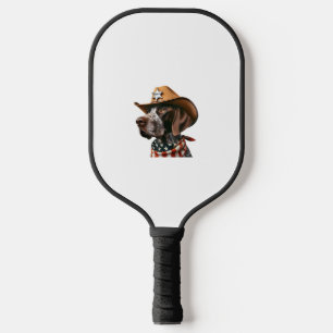 Funny Sheriff Dog Shirt German Pointer Dog Mum Wil Pickleball Paddle