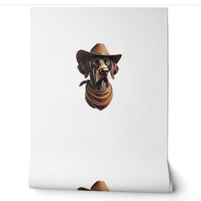 Funny Sheriff Dog Shirt German Pointer Dog Mum Wil Wallpaper (Unrolling)