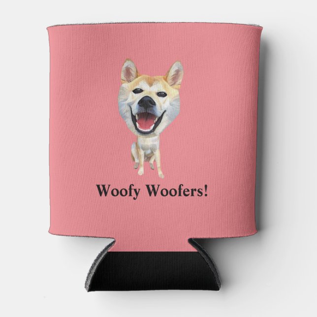 Funny Shiba Inu Can Cooler (Front)