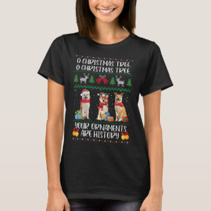 Funny Shiba Inu Christmas Ugly Sweater Shiba Inu X