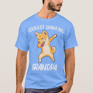 Funny Shiba Inu For Grandpa Dabbing Japanese Akita T-Shirt