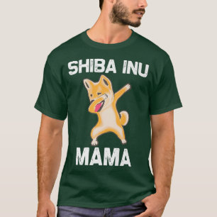 Funny Shiba Inu For Women Mum Dabbing Japanese Aki T-Shirt