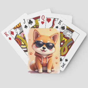Funny Shiba Inu Kawaii Dog Playing Cards