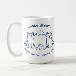 Funny Shiba Inu Lucky Dream Mt Fuji Coffee Mug