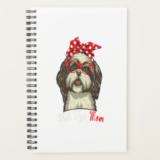 Funny Shih Tzu Mum Shih Tzu Dog Lovers Premium Planner