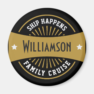 Funny Ship Happens Cruise Cabin Door Marker Magnet