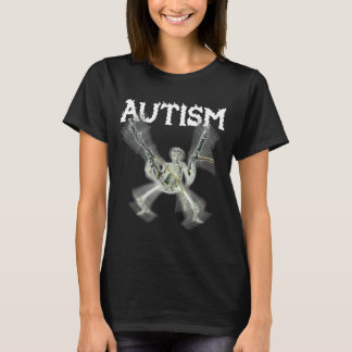 Funny Shirt Autism Skeleton Meme