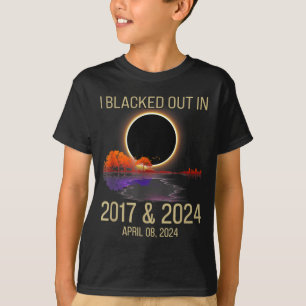 Funny Shirt Blacked Out 2017 Total Solar