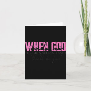 Funny Shirt Christian Quote Faith Humour Saying Card
