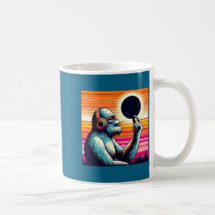 Funny Shirt Retro Bigfoot Total Solar Eclipse Coffee Mug