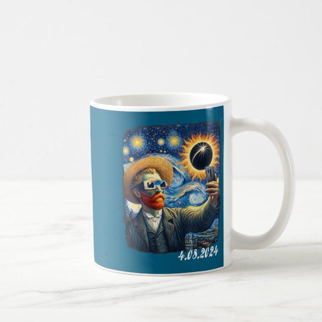 Funny Shirt Van Gogh Starry Night Total Coffee Mug (Right)
