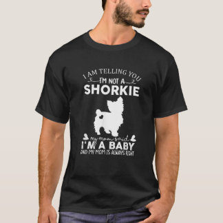 Funny Shorkie Dog Lovers Gifts For Women Mum Mama  T-Shirt