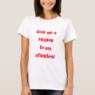 Funny Short Attention Span ADHD T-Shirt