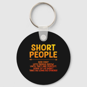 Funny Short People Art For Men Women Short Girl Sh Key Ring