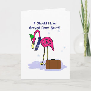 Funny Should Have Stayed South Christmas Card