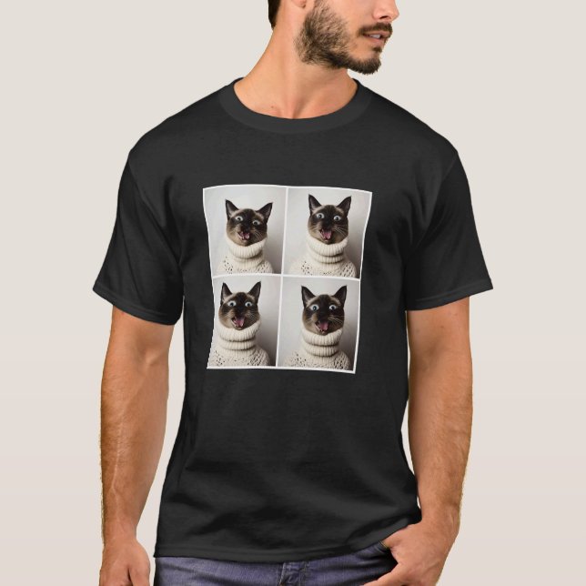 Funny Siamese Cat Owner Breeder T-Shirt (Front)