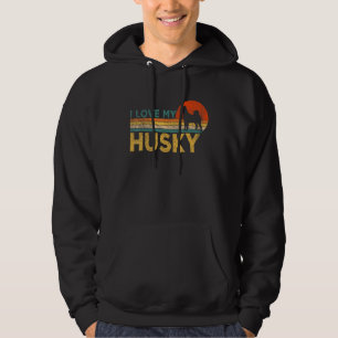 Funny Siberian Husky Owner Husky Mum Husky Dad Ret Hoodie