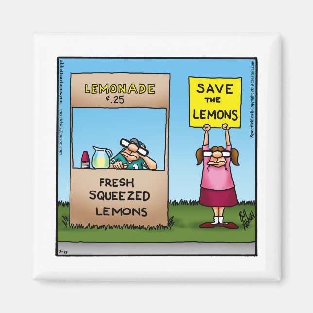 Funny Sibling Humour Refrigerator Magnet (Front)