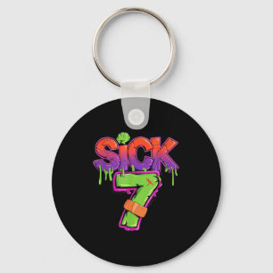 Funny Sick Seven 67 Funny Meme Sick Of 7  Key Ring