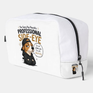 Funny Side-Eye Dog - "I'm Not Judging You" Dopp Kit