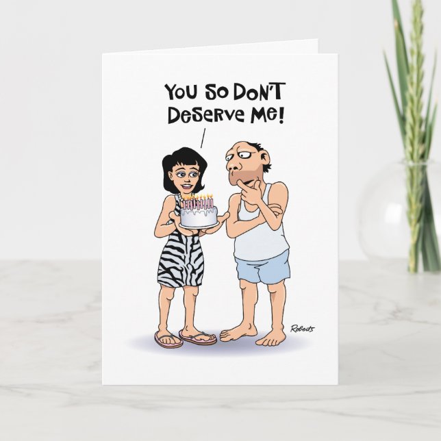 Funny Significant Other Birthday Card (Front)