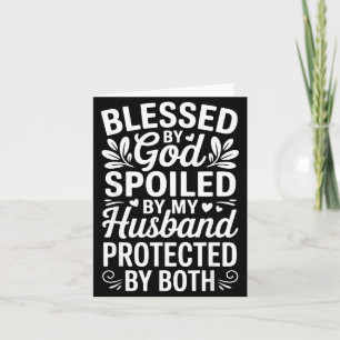 Funny Siled Wife Art For Women Girls Mpy Old Husba Card