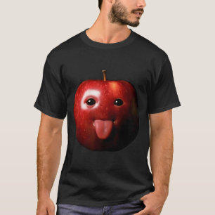 Funny Silly Ai Gen Z Meme Brainrot Humor Tongue Ou T-Shirt