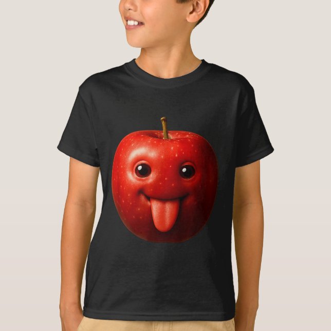 Funny Silly Gen Z Meme Brainrot Humor Tongue Out  T-Shirt (Front)