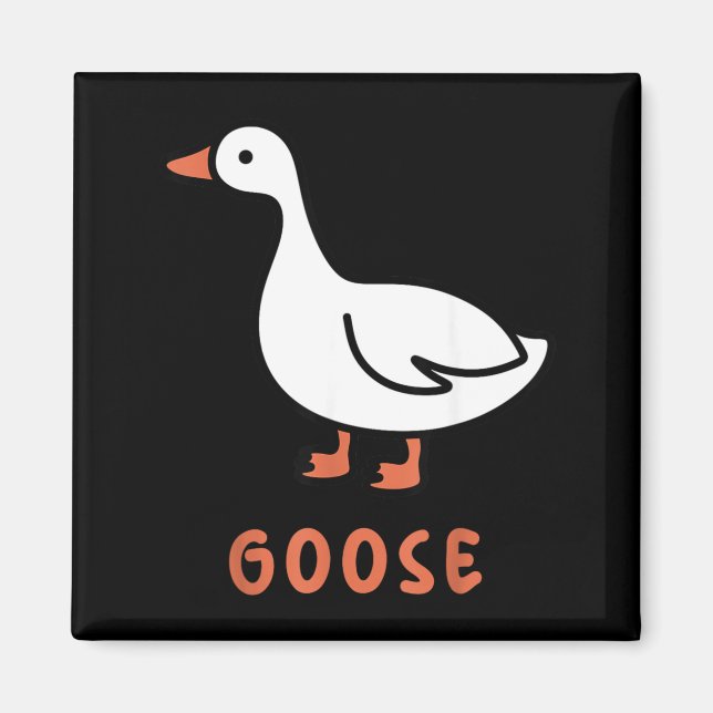 Funny Silly Goose Magnet (Front)