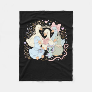 Funny Silly Goose Teacher Club Teacher Fleece Blanket