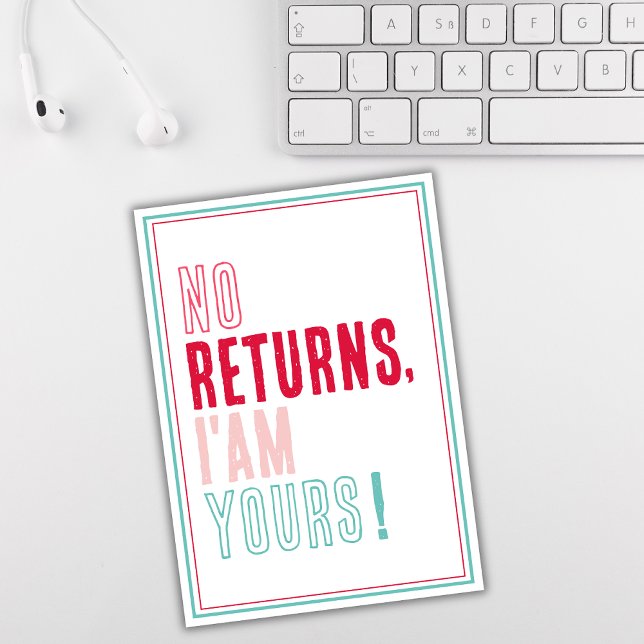 Funny Silly Humorous Valentine Love Couple  Holiday Card (Creator Uploaded)