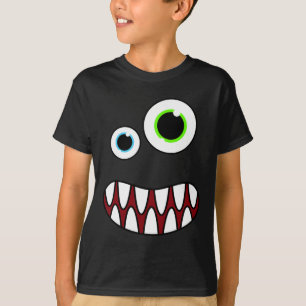 Funny Silly Monster Face Costume Birthday Party Ha T-Shirt