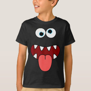 Funny Silly Monster Face Group Costume Birthday T-Shirt