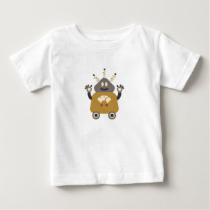 Funny Silly Retro Robot Baby T-Shirt