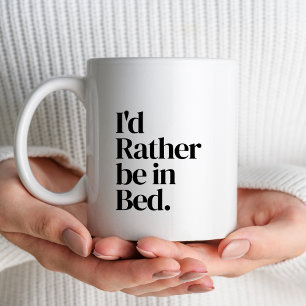 Funny Simple Black and White Typography Coffee Mug