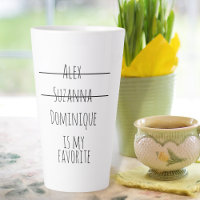 Funny Simple Favourite Child Names Mother's Day Mu