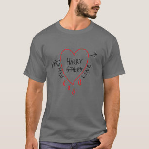 Funny-Simple-Line-Fine-Hearts-Arrow-Gifts-Cloths-M T-Shirt