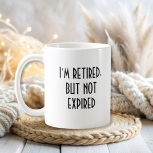 funny simple retirement coffee mug