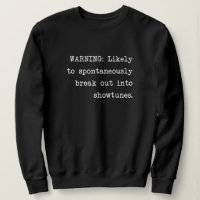 Funny Singer and Musical Theatre Lovers Saying