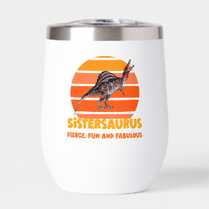 Funny Sistersaurus Dino Sister Humour Design