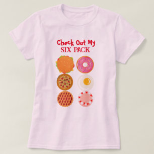 Funny Six Pack women's Size T-Shirt