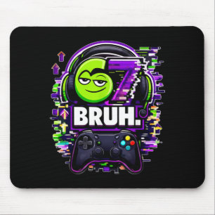 Funny Six Seven 67 Bruh Gamer Birthday Boy Gift Fo Mouse Pad