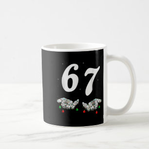 Funny Six Seven 67 Meme 67 Christmas Holiday Women Coffee Mug