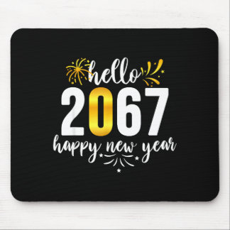 Funny Six Seven 67 Meme Happy New Year  Mouse Pad