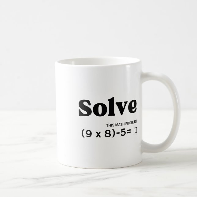 Funny Six Seven 67 Meme Pemdas School Math Teacher Coffee Mug (Right)
