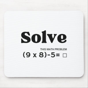 Funny Six Seven 67 Meme Pemdas School Math Teacher Mouse Pad